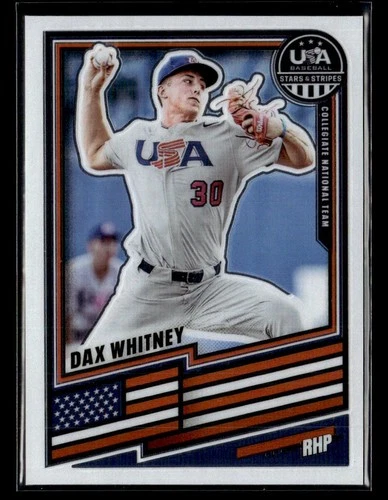 Dax Whitney - 2026 Panini Stars & Stripes Prizm USA pre Rookie Card